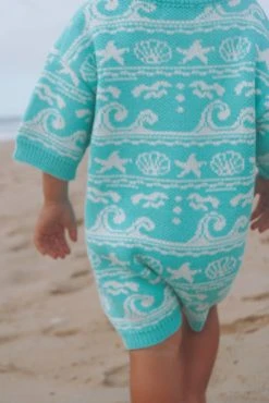 Salty Shreds Under The Sea Organic Knit Jumpsuit - Groms -Salty Shreds Shop image 9c5a64b7 7a88 4059 8553 ca384e41d752 1