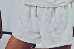 Salty Shreds Minimalist Relaxed Waffle Short- Ladies -Salty Shreds Shop image 9ffeea7c f374 4c95 b9d7 9adf769192d8