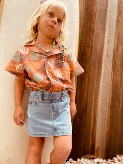 Salty Shreds Peace Out Linen Button Shirt - Groms -Salty Shreds Shop image a985bf0e 1280 4fab 8601 03035aeee1fb