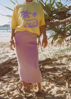 Salty Shreds Summer Knitted Organic Skirt - Lavender - Ladies -Salty Shreds Shop image a98611cc 6fd1 478b 8a1c c27c47dba49e 1