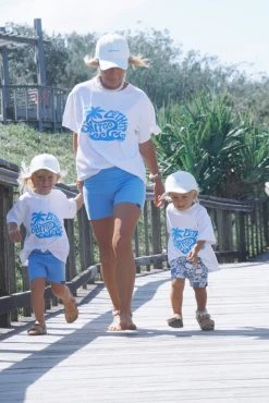 Salty Shreds Lethat Shitgo Organic Oversized Blue Print Statement Tee - Ladies -Salty Shreds Shop image acd913d0 a90f 442d 8dd6 557c7ce0e422