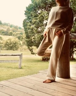 Salty Shreds Waffle Colour Block Lounge Pullover - Ladies -Salty Shreds Shop image b3d45cc7 e707 46a2 969a 5d9b03d3a58d 1