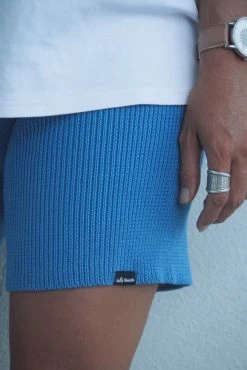 Salty Shreds Retro Summer Knitted Organic Bike Short - Ladies