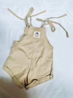 Salty Shreds Beach Days Linen Playsuit - Girls -Salty Shreds Shop image b7fd335f ea36 4591 ab81 4a770bd464c1