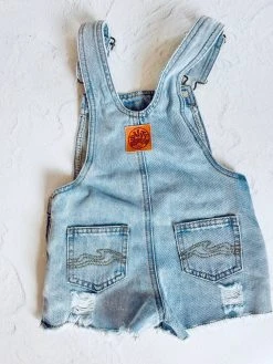 Salty Shreds Vintage Denim Wave Overalls - Groms -Salty Shreds Shop image b939fa40 a7f6 41b1 9f56 30ef0b8db2ad