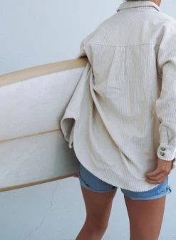 Salty Shreds Coastal Cord Button Shirt - Ladies -Salty Shreds Shop image ba75e14e de92 4025 b128 636c6887937c 1