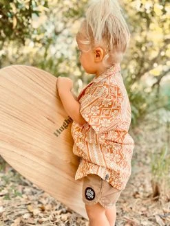 Salty Shreds Summer Dreamin Linen Button Shirt- Groms -Salty Shreds Shop image bdcb27c3 2df6 4b07 a605 6110f859f11e