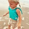 Salty Shreds Ocean Teal Linen Crop - Girls -Salty Shreds Shop image c09fab22 91d5 4e3f a0e6 54f47ea98952