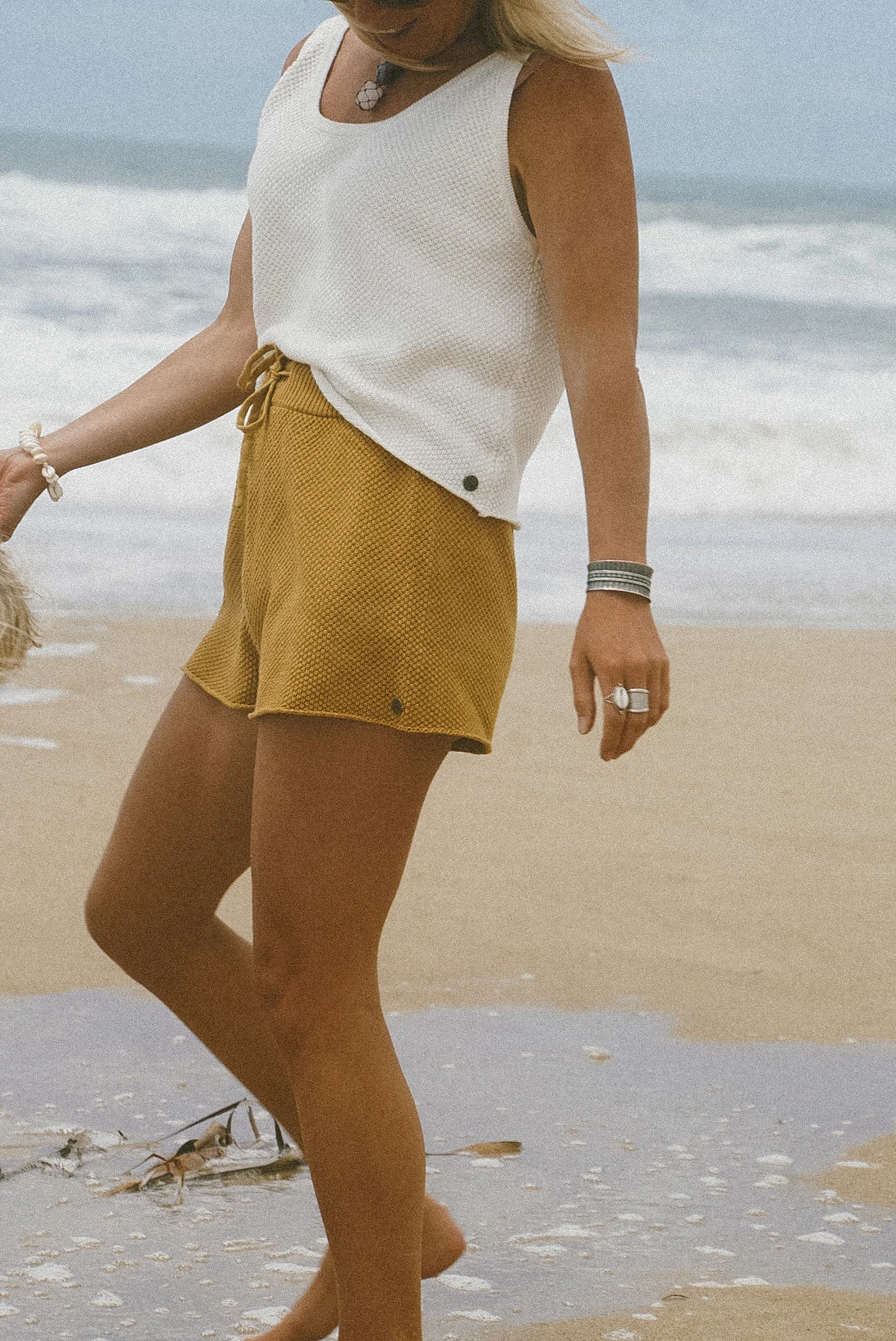 Salty Shreds Lazy Summer Knit Short - Ladies 3 Salty Shreds Lazy Summer Knit Short - Ladies