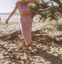 Salty Shreds Summer Knitted Organic Crop - Lavender - Ladies -Salty Shreds Shop image cad37cb7 9dfe 4d88 8b85 66bd4a0f0ea1