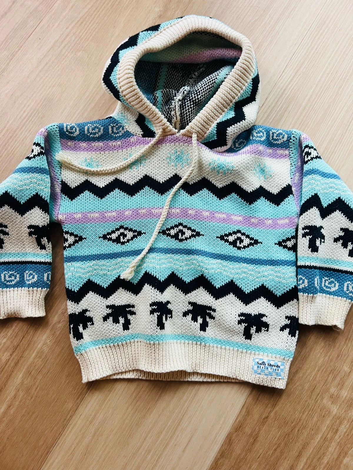 Surf wanderer tribal knit hoodie - groms - PRE ORDER Salty Shreds Surf Wanderer Tribal Knit Hoodie - Groms - PRE ORDER -Salty Shreds Shop image ceee1e03 7454 46b6 b3ca 196d74058bbb 1