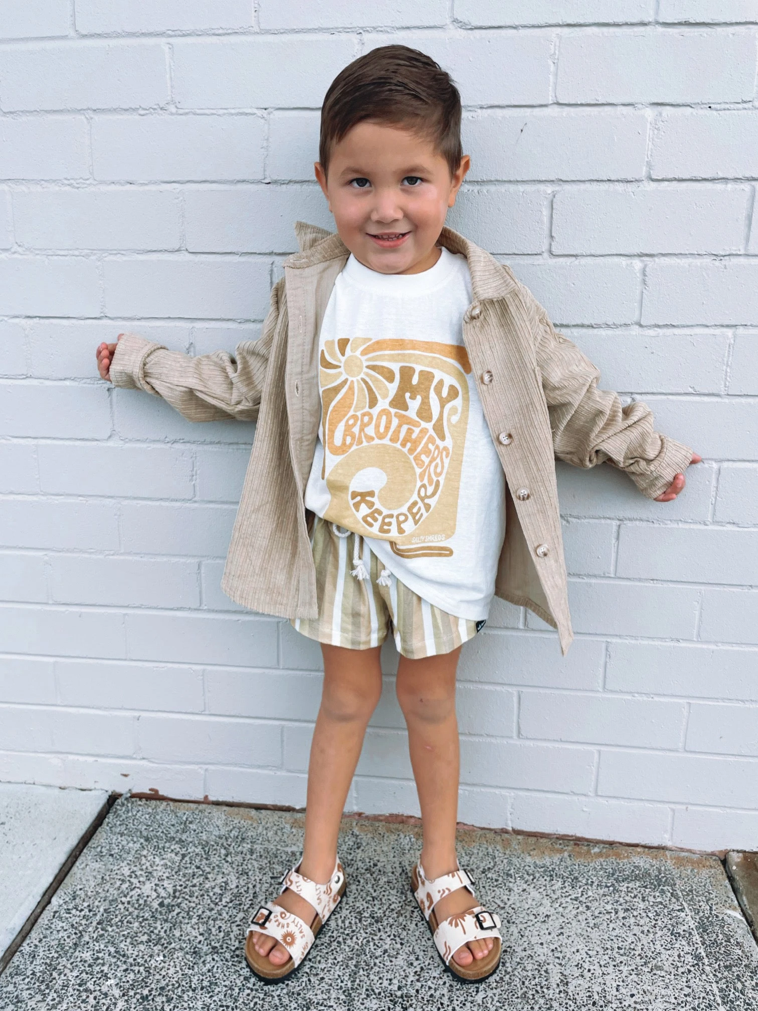 My brothers keeper organic 70's stripe short - Groms Salty Shreds My Brothers Keeper Organic 70's Stripe Short - Groms -Salty Shreds Shop image d234e1e0 b74f 4cd6 b0d4 3eb7ccacc213 1