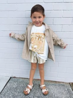 Salty Shreds My Brothers Keeper Organic 70's Stripe Short - Groms -Salty Shreds Shop image d234e1e0 b74f 4cd6 b0d4 3eb7ccacc213