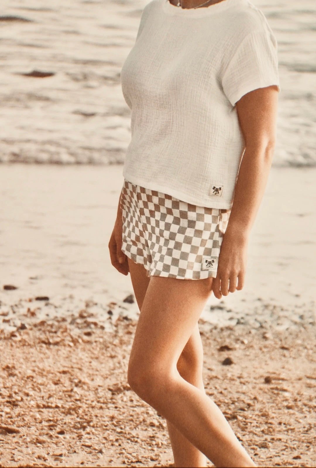 Salty Shreds Beach Days Muslin Tee - Ladies 4 Salty Shreds Beach Days Muslin Tee - Ladies - Image 2