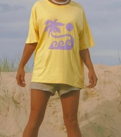 Salty Shreds Hawaii Dayz Oversized Hemp Tee - Ladies -Salty Shreds Shop image d38cfc8c f360 4f88 8e08 f59f9ff26041