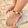 Salty Shreds Full Cowrie Shell Bracelet / Anklet -Salty Shreds Shop image dea9811b 0163 4d1a 87b6 f39950883c13