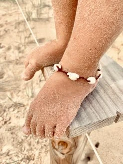 Salty Shreds Full Cowrie Shell Bracelet / Anklet
