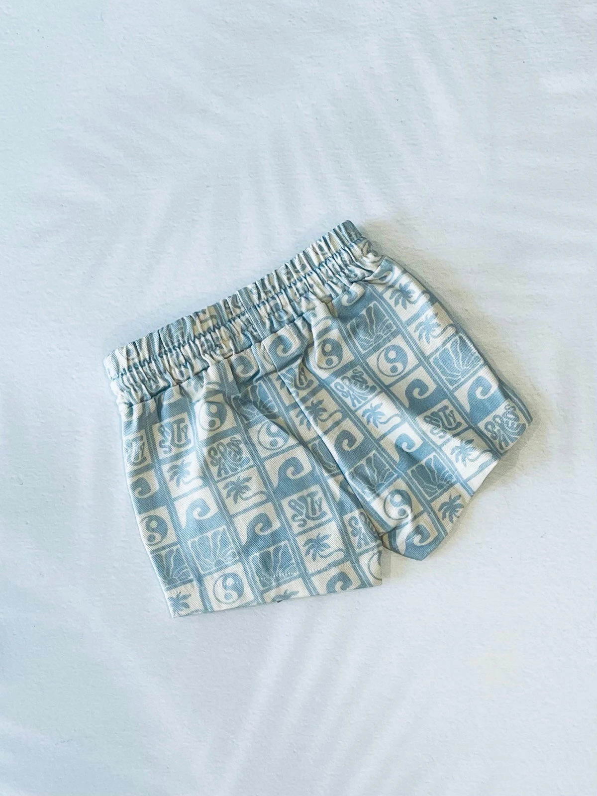 Salty Shreds SS Beach Club Patterned Twill Short - Retro Blue - Groms 7 Salty Shreds SS Beach Club Patterned Twill Short - Retro Blue - Groms - Image 5