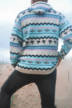 Salty Shreds Surf Wanderer Tribal Knit Hoodie - Mens - PRE ORDER -Salty Shreds Shop image e16517e1 1a45 46c6 9eb9 473086e37b34