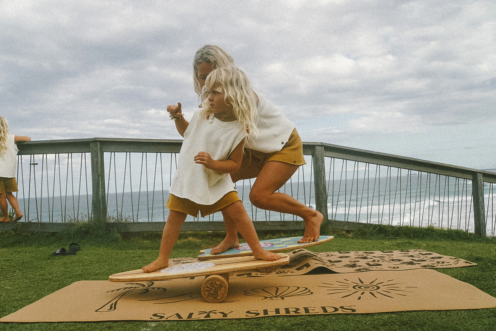 Salty Shreds Lazy Summer Knit Vest - Groms 4 Salty Shreds Lazy Summer Knit Vest - Groms - Image 2