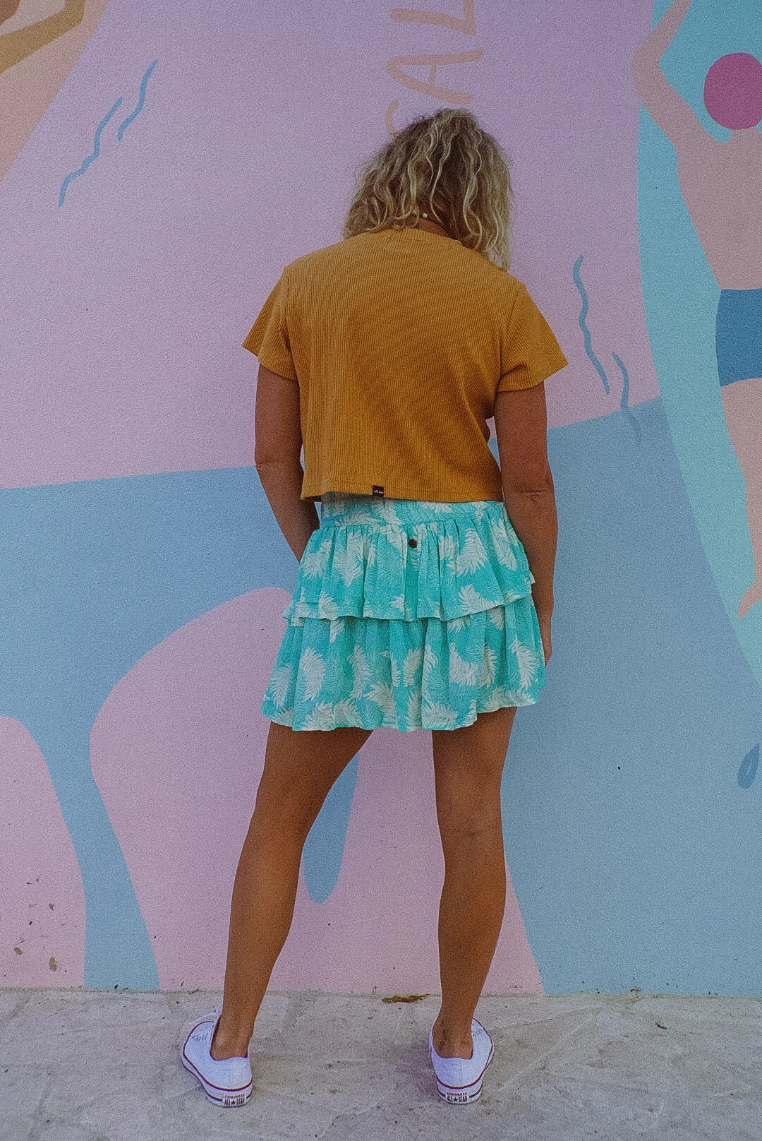 Salty Shreds Summer Essentials Ribbed Tee - Ladies 7 Salty Shreds Summer Essentials Ribbed Tee - Ladies - Image 5