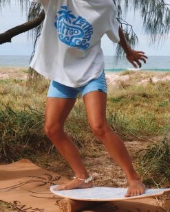 Salty Shreds SS Beach Club Surf Trainer - Curvature Retro Blue