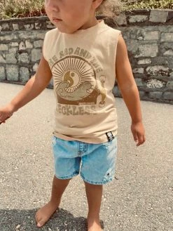 Salty Shreds The Rad & The Reckless Fade Out Groms Muscle Tank