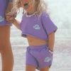 Salty Shreds SS Logo Summer Lounge Crop Tee - Girls -Salty Shreds Shop image ea58131e f295 4908 b284 3b71a425589e