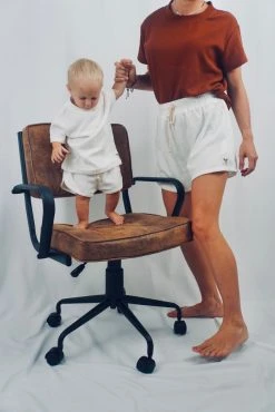 Salty Shreds Minimalist Relaxed Waffle Tee - Ladies -Salty Shreds Shop image ecfc5fb5 a04b 4b27 a0a1 f4ed3642cac5