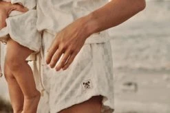 Salty Shreds Minimalist Relaxed Terry Cotton Short - Ladies