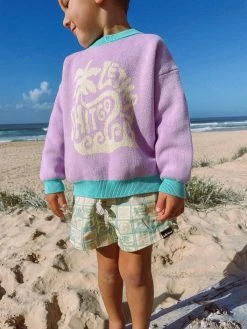 Salty Shreds SS Beach Club Patterned Twill Short - Multi Tone - Groms -Salty Shreds Shop image f5997819 d008 430d 9530 2a5f34db6794 1