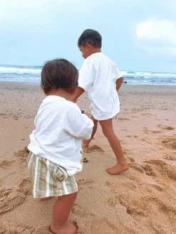 Salty Shreds My Brothers Keeper Organic 70's Stripe Short - Groms -Salty Shreds Shop image f84f1943 10f1 465b aa6e 8f0f442fa38f