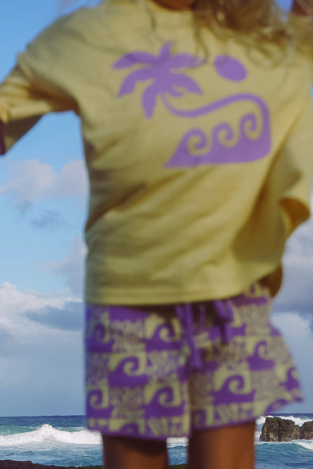 Salty Shreds endless waves organic knit short - Purple yellow - groms Salty Shreds Endless Waves Organic Knit Short - Purple Yellow - Groms -Salty Shreds Shop image f96e8592 d288 49da 85d0 1cd1bebdcc46