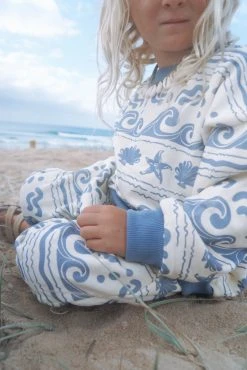 Salty Shreds Under The Sea French Terry Slouch Set - Retro Blue - Groms -Salty Shreds Shop image fc868394 9c85 4375 8392 72eb18d98776